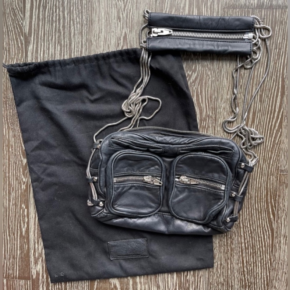 Lightly used Alexander Wang Black Brenda Crossbody Bag